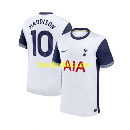 Fotballdrakt Tottenham Hotspur James Maddison 10 Hjemmetrøye 2024-2025 Kortermet